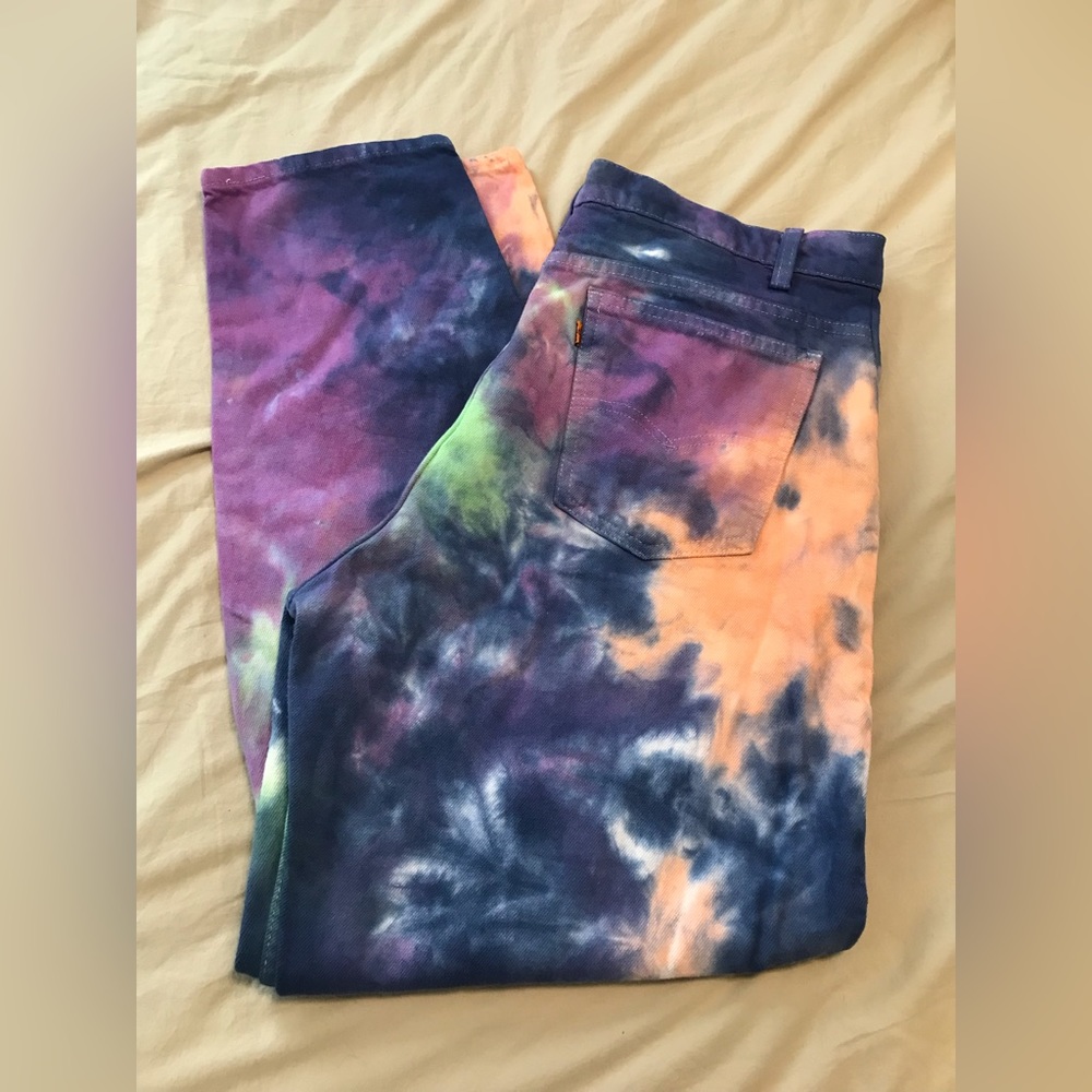 Tie Dye 550 Levi Jeans